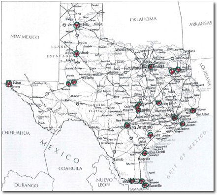 Levente McCrary Texas Travel Map